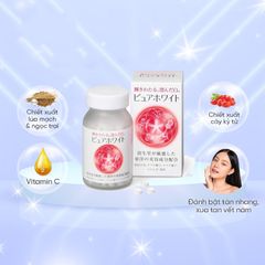Viên Uống Trị Nám Trắng Da Pure White SHISEIDO 240 Viên Nhật Bản