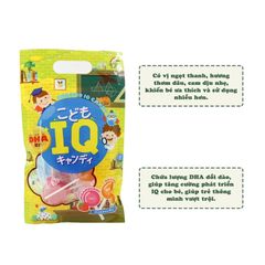 Kẹo Mút Trẻ Em Kodomo UNIMAT RIKEN IQ Nhật Bản  Bổ Sung DHA, Hương Trái Cây (Gói 10 Que)