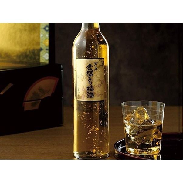 Nước Mơ Trái Cây Vảy Vàng Nhật Bản - 500ML