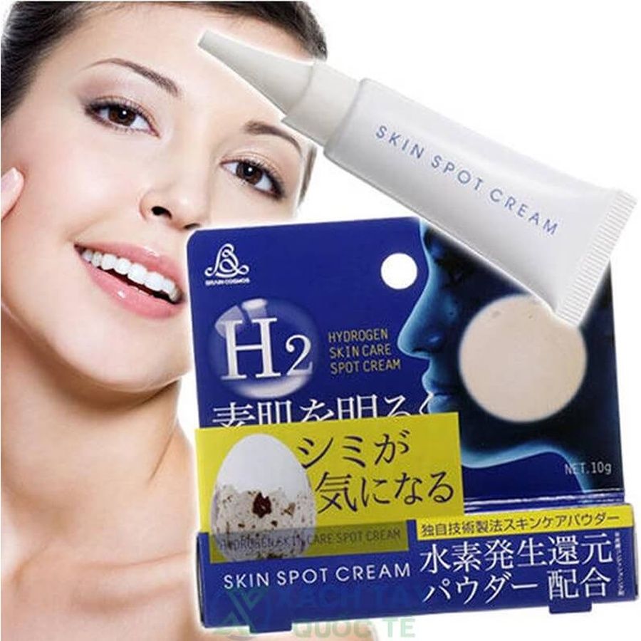Kem Giảm Nám H2 Hydrogen Skin Spot Cream Nhật Bản Loại Bỏ Nám, Tàn Nhang, Đồi Mồi Từ Sâu Bên Trong Da 10 Gram