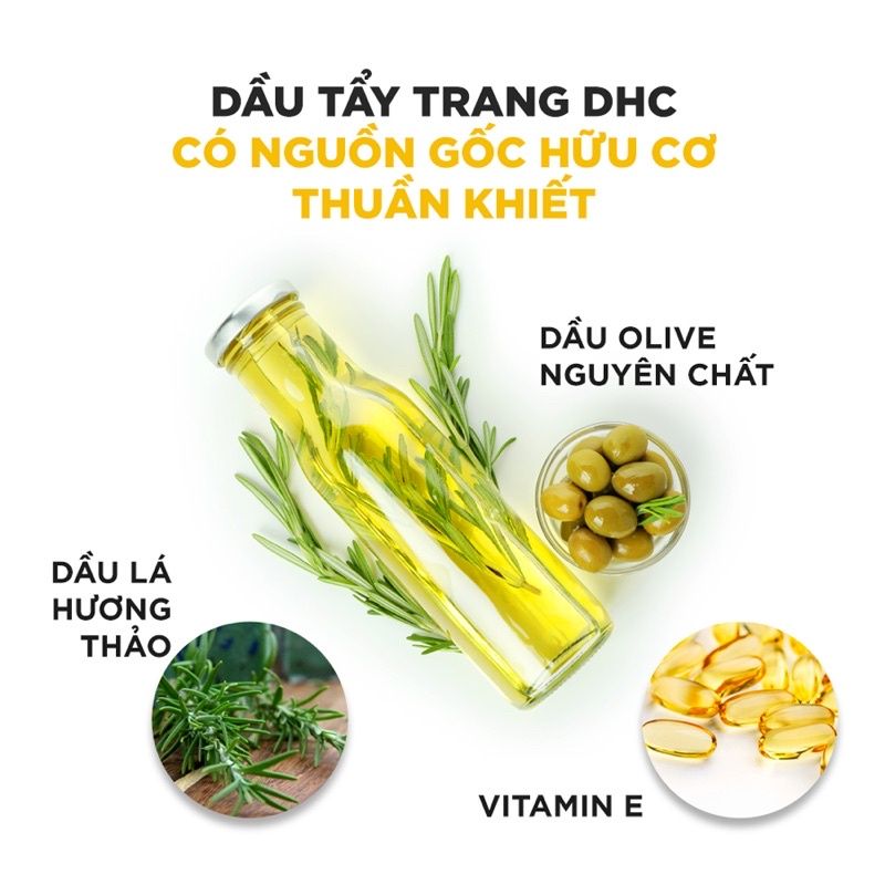 Dầu Tẩy Trang Olive DHC Deep Cleansing Oil Nhật Bản Giúp Sạch Sâu, Dưỡng Ẩm 70ml/120 ml/200ml