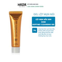 Gel Lột Mụn Đầu Đen Kose Softymo Cleansing Gel Nhật Bản 25g