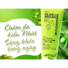 Sữa Rửa Mặt DEVE OLIVE & ARGAN Nhật Bản, Gel Rửa Mặt Dưỡng Ẩm, Làm Mềm Da.