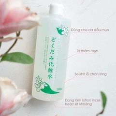 Nước Hoa Hồng Chiết Xuất Diếp Cá Dokudami 500ml Nhật Bản