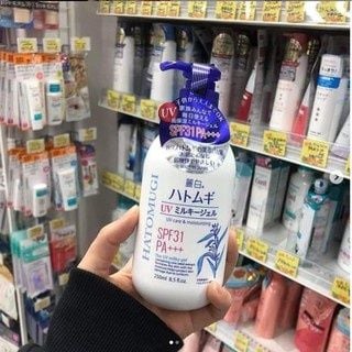 [Dưỡng trắng da ngày - đêm] (Mã KHMG8560 giảm 8% đơn 500K) Hatomugi, dưỡng ẩm, chống nắng, chống tia UV SPF31 SQ006