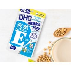 [ Viên uống Vitamin E DHC ] Ngừa Lão Hoá, Da Mịn.