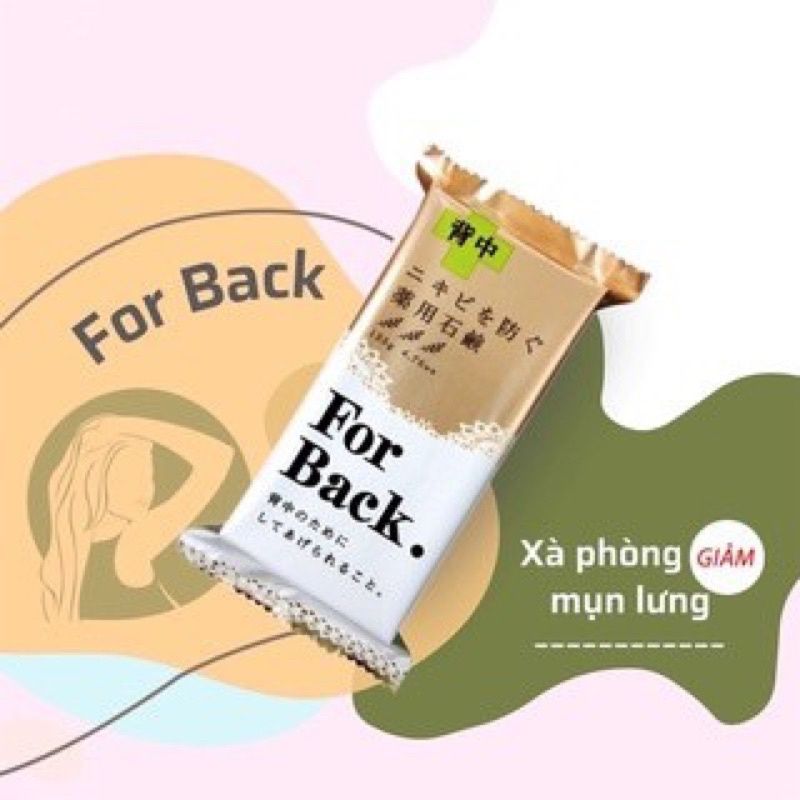 Bộ Xà Phòng Sạch Mụ.n Lưng Forback PELICAN Nhật Bản