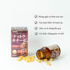 Viên Uống Hỗ Trợ Chống Tai Biến Orihiro Nattokinase 2000FU 60 Viên