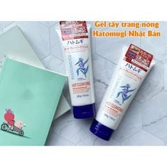 Gel Tẩy Trang Hatomugi Sạch Sâu Giảm Mụn Đầu Đen Hot Cleansing Gel Chiết Xuất Ý Dĩ Nhật Bản - 200g