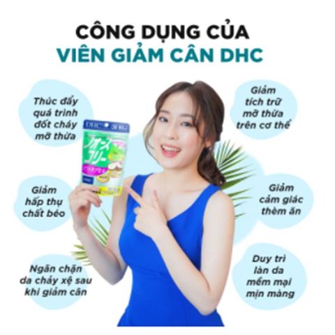 Thực Phẩm Bảo Vệ Sức Khỏe Viên Uống Giảm Cân Dầu Dừa DHC Forskohlii Soft Capsule