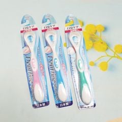 [Bàn chải Vệ Sinh Lưỡi] DENTFINE Nhật Bản Làm Sạch Các Mảng Bám Cho Hơi Thở Thơm Mát