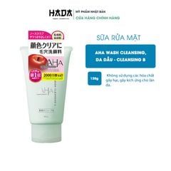 Sữa Rửa Mặt AHA Wash Cleansing Nhật Bản Chiết Xuất Trái Cây 120g