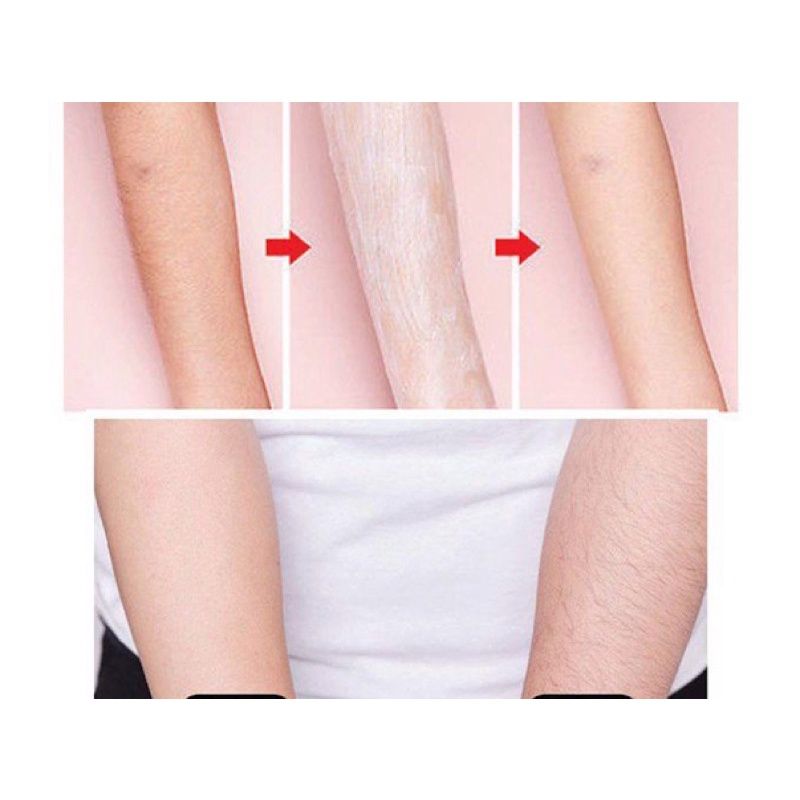 Kem tẩy lông VEET kèm bông cọ Nhật Bản.