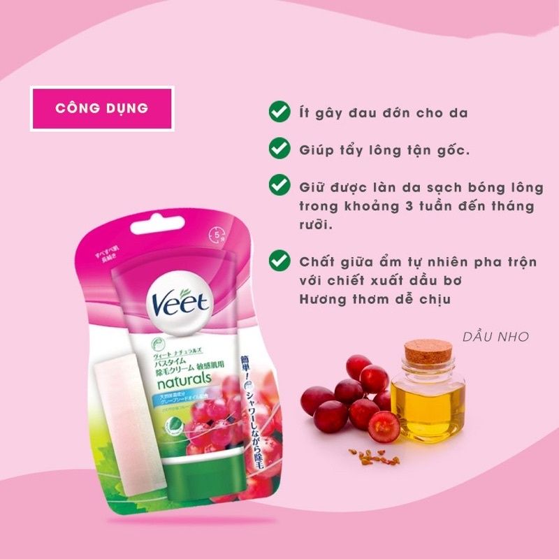 Kem Tẩy Lông VEET Cho Da Nhạy Cảm 150Gr