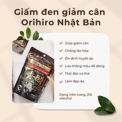 Viên Uống Giảm Cân Giấm Đen ORIHIO 216 Viên
