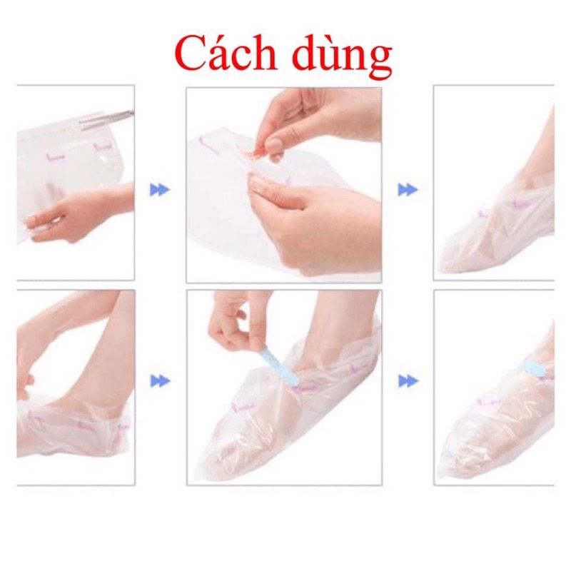 Túi Ủ Tẩy Tế Bào Chết Da Chân Lavender Foot Care Pack To Plan Nhật Bản Làm Hồng Đôi Chân
