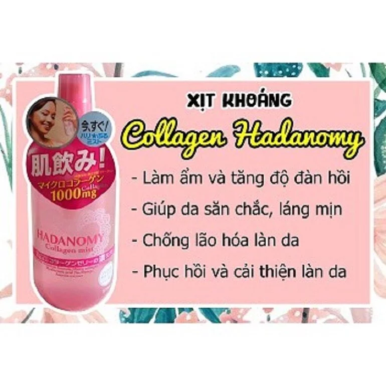 Xịt khoáng Hadanomy Collagen Mist 250ml