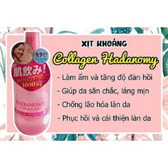 Xịt khoáng Hadanomy Collagen Mist 250ml