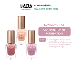 Sơn móng tay Canmake Tokyo Foundation Colors