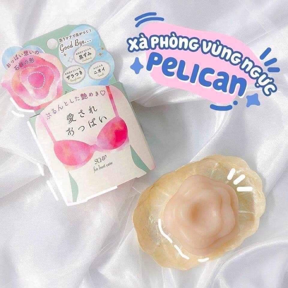 Xà phòng Pelican làm hồng nhũ hoa Nhật Bản 70g