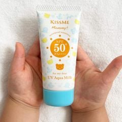 Kem chống nắng Kiss Me Mommy UV Aqua Milk Waterproof Sunscreen SPF 50+ PA++++50g