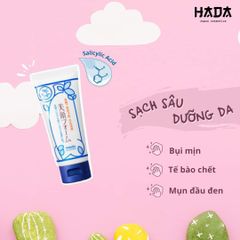 Sữa Rửa Mặt Tạo Bọt Meishoku Hyalcollabo Emollient Face Wash Cho Mọi Loại Da 100g