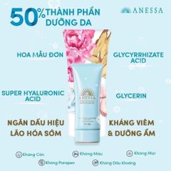 Gel chống nắng dịu nhẹ cho da nhạy cảm và trẻ em Anessa Moisture UV Sunscreen Mild Gel 90gr