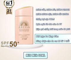 Kem Chống Nắng Dạng Sữa Cho Da Nhạy Cảm Anessa Perfect UV Sunscreen Mild Milk 60ml