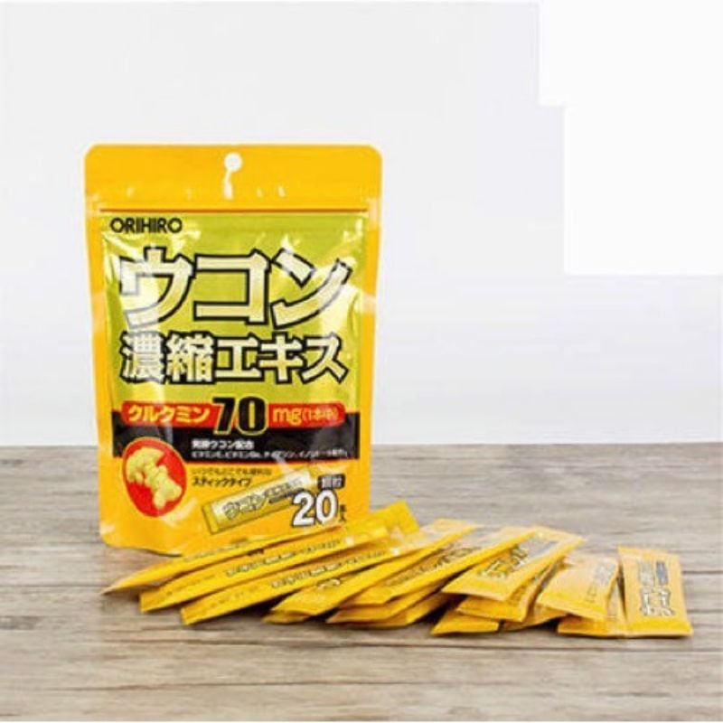 Tinh bột nghệ giải rượu Orihiro 20 gói