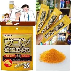 Tinh bột nghệ giải rượu Orihiro 20 gói