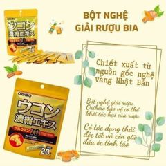 Tinh bột nghệ giải rượu Orihiro 20 gói