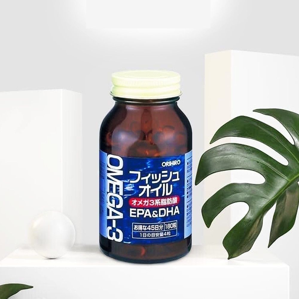 Viên uống bổ mắt Omega-3 Orihiro 180 viên