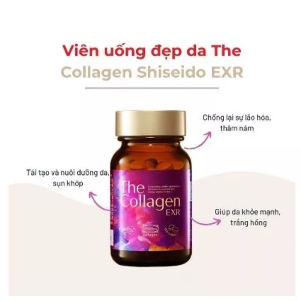 Viên uống The Collagen Shiseido EXR 126 viên