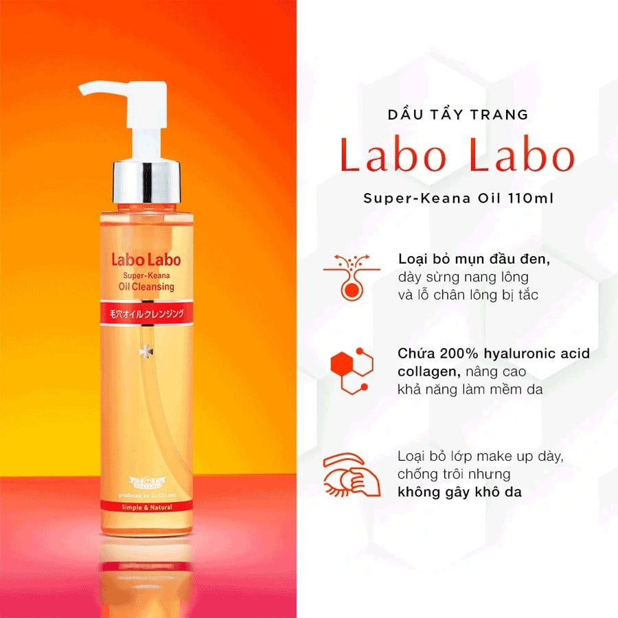Dầu Tẩy Trang Labo Labo Super-Keana Oil 110ml