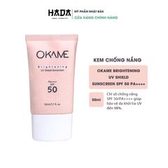 Kem chống nắng Okame Brightening UV Shield Sunscreen SPF 50/PA++++ 50ml