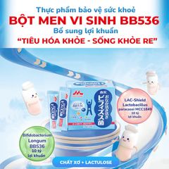 THỰC PHẨM BẢO VỆ SỨC KHỎE BỘT MEN VI SINH BB536 MORINAGA NHẬT BẢN