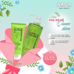 Combo Sữa rửa mặt + Sữa tắm Kumano Deve