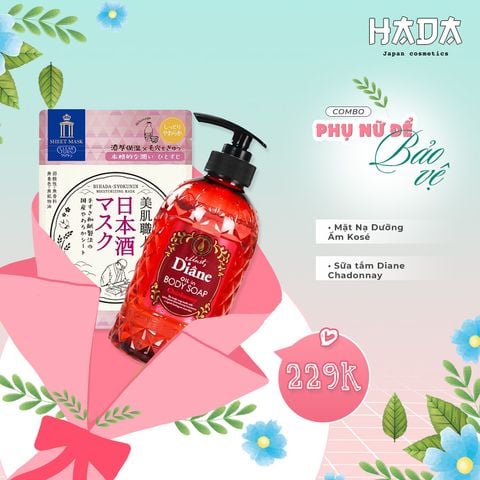 Combo Mặt nạ Kose + Sữa tắm Diane