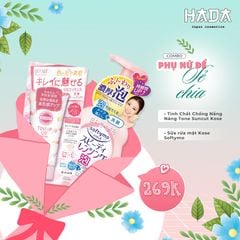 Combo Chống nắng Suncut Kose + Sữa rửa mặt Kose