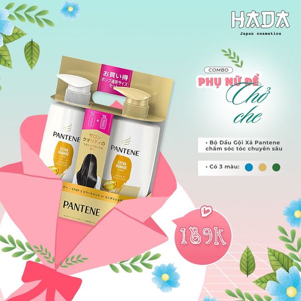 Bộ dầu gội xả Pantene