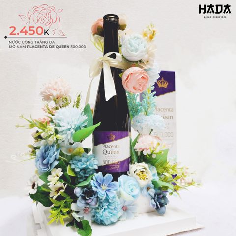 Nước uống trắng sáng da Placenta de Queen