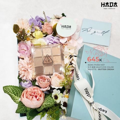 Bảng Phấn Mắt 3CE Multi Eye Color Palette - Butter Cream