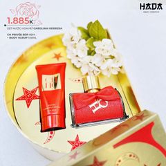 Set nước hoa nữ CAROLINA HERRERA + Body Scrub