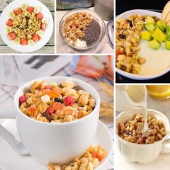 Ngũ cốc trái cây Calbee ít đường 600gr