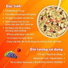 Ngũ cốc trái cây Calbee ít đường 600gr