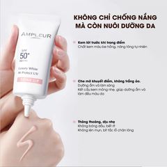 Kem chống nắng Ampleur Luxury White W Protect UV Tone Up