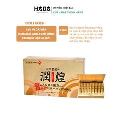 Collagen Sụn Vi Cá Mập Hanamai Collagen Gold Premium Hộp 60 gói