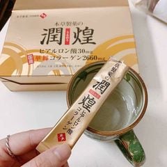 Collagen Sụn Vi Cá Mập Hanamai Collagen Gold Premium Hộp 60 gói