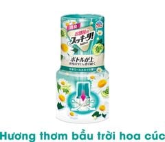 Hộp làm thơm phòng Earth Sukki-ri Nhật Bản khử mùi hiệu quả tạo hương thơm nhiều mùi hương 400ml/hộp