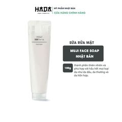 Sữa rửa mặt Muji Face Soap Nhật Bản 100g